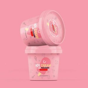 Ice-cream Plastic Containers